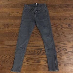 Cool dark paneled pants